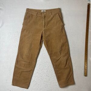 COS Corduroy Pants Tan Straight Leg Casual Menswear Size EUR 50 Fits 34